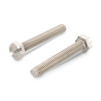 Рекомендуем купить Болт DIN 933 SZ M3x20 с шестигранной головкой, прямым шлицем и полной резьбой, нерж. сталь A2