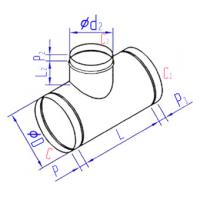 Купить тройник сварной круглого сечения оптом | ПРОТОРГ