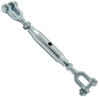 Рекомендуем купить Талреп DIN 1478 М8 (0.3 т) вилка-вилка тип «A», оц. сталь