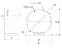 Купить обратный клапан круглого сечения лепестковый оптом | ПРОТОРГ