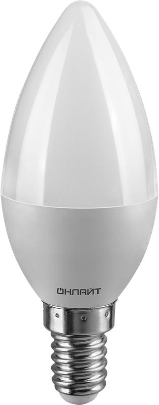 Рекомендуем купить Лампа светодиодная 61 127 OLL-C37-6-230-6.5K-E14-FR 6Вт ОНЛАЙТ 61127