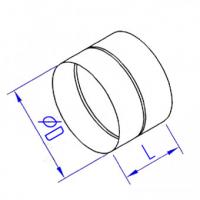 Купить муфта для круглого воздуховода оптом | ПРОТОРГ