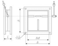 Купить обратный клапан прямоугольного сечения лепестковый оптом | ПРОТОРГ