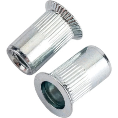 Рекомендуем купить Заклепка M3x9.5 с внутренней резьбой и потайным бортиком, с насечками, оц. сталь