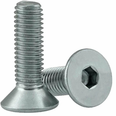 Рекомендуем купить Винт DIN 7991 M5x16 с потайной головкой и внутренним шестигранником, кл. пр. 10.9, оц. сталь