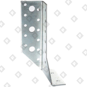 Опора балки OB Л 76x140x25x2 мм левая, оц. сталь - №1