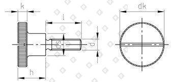 DIN 465 AISI 303 M 4X8 - №4