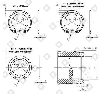 DIN 472 1.4532 J 24X1,2 - №3