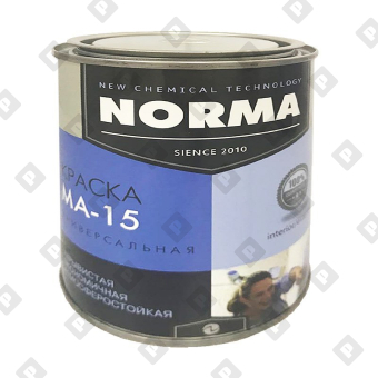 Краска масляная Novocolor МА-15 ГОСТ-71 чёрная (1 кг) - №1