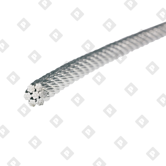 Трос для растяжки ART 8379 (DIN 3055) Ø1.5 мм, конструкция 7х7, нерж. сталь А4 - №1