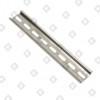 DIN-рейка монтажная перфорированная 35x1,0 мм, оц. сталь - №1