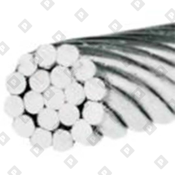 Трос жесткий ART 8378 (DIN 3053) Ø2.5 мм, конструкция 1х19, нерж. сталь А2 - №1