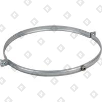 Хомут вентиляционный Ø225 мм с гайкой М8 - №1