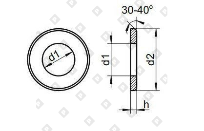 DIN 125 M4 (4.3) ЛАТ - №4