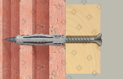 Распорный дюбель Fischer SX Plus 10x80 с кромкой - №3