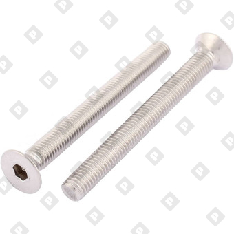 Винт ISO 10642 (DIN 7991) M10x140 с потайной головкой и внутренним шестигранником, нерж. сталь А4 - №1