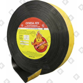 Лента термоуплотнительная ОГНЕЗА ЛТУ 2x15 мм, 25 м - №1