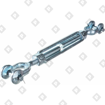 Талреп DIN 1480 М10 вилка-вилка, оц. сталь - №1