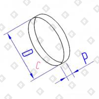 Заглушка сварная круглого сечения - №1