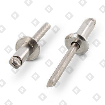 Заклепка вытяжная ISO 15983 5x40 со стандартным бортом, нерж. сталь A4 / нерж. сталь A4 - №1