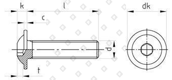 ISO 7380-2 A4 M 12X100/100 - №3