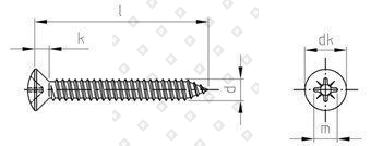 DIN 7983 A2 C 3,9X32 Z - №4