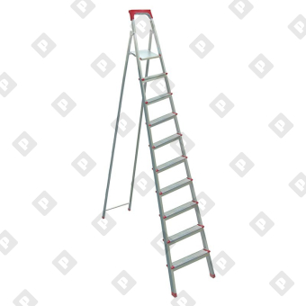 Стремянка Biber 98110 стальная 10 ступенчатая - №1