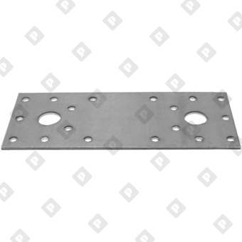 Крепежная пластина KP 180x40x2 мм, оц. сталь - №1