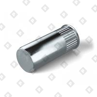 Заклепка М4x16 закрытая с внутренней резьбой, насечками и уменьшенным бортом, оц. сталь - №1