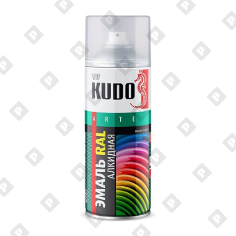 Эмаль аэрозольная Kudo KU-06002 RAL 6002 зелёный лист (0,52 л) - №1