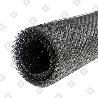 Сетка ЦПВС 20х0,7х0,5 мм оцинкованная (ячейки 10х10 мм) (1х10 м) - №1