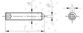 DIN 914 A4 M 12X45 - №4