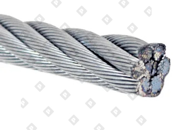 Канат ГОСТ 2688-80 Ø 21 мм, оцинкованная сталь - №1