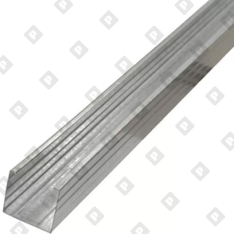 Профиль стоечный ПС-2 50x50x0.35 мм (3 м) для ГКЛ, оц. сталь - №1