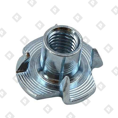 Гайка врезная усовая DIN 1624 M5x8, оц. сталь - №1