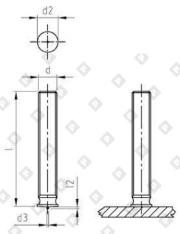 M 3X16 ISO 13918 A2 PT - №5