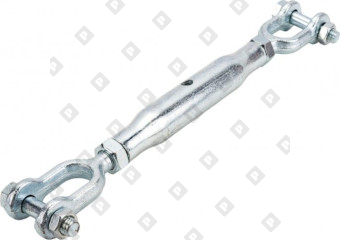 Талреп DIN 1478 М6 (0.2 т) вилка-вилка тип «A», оц. сталь - №3