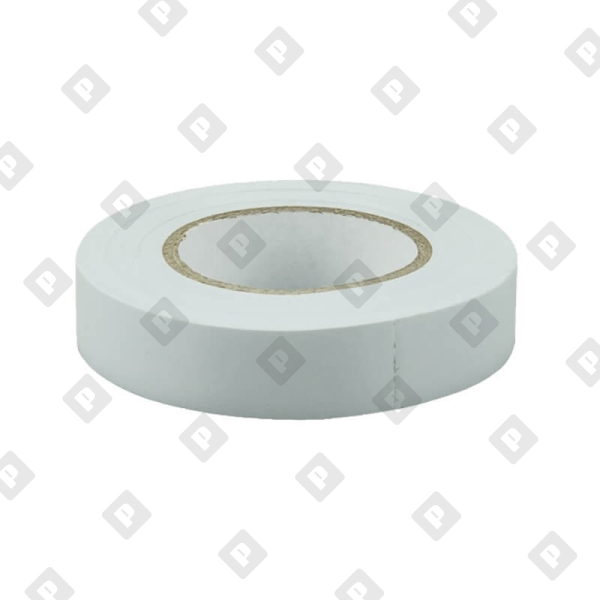 Изолента ПВХ 15 мм белый (20 м) - №1