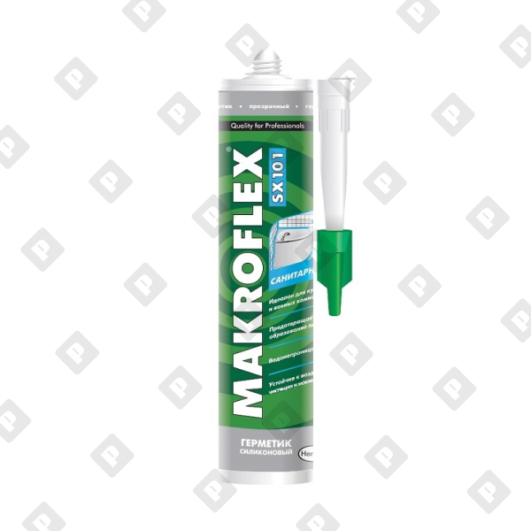 Герметик силиконовый Makroflex SX101 санитарный, бесцветный (0,29 л) - №1