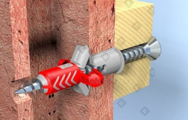 Универсальный дюбель fischer DUOPOWER 12x60 S с шурупом - №5