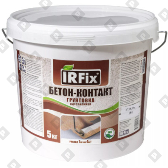 Адгезионная грунтовка IRFix Бетон-контакт, 5 кг - №1