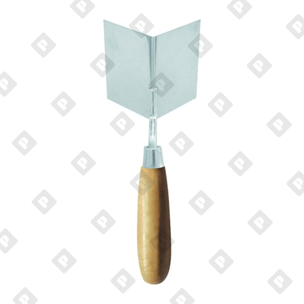 Кельма угловая Biber 35422 80х60х60 мм для внешних углов - №1