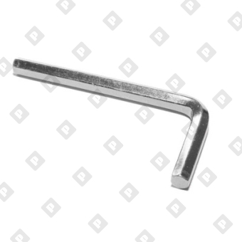 Ключ L-образный  шестигранный DIN 911, внутренний SW5, оц. сталь - №1