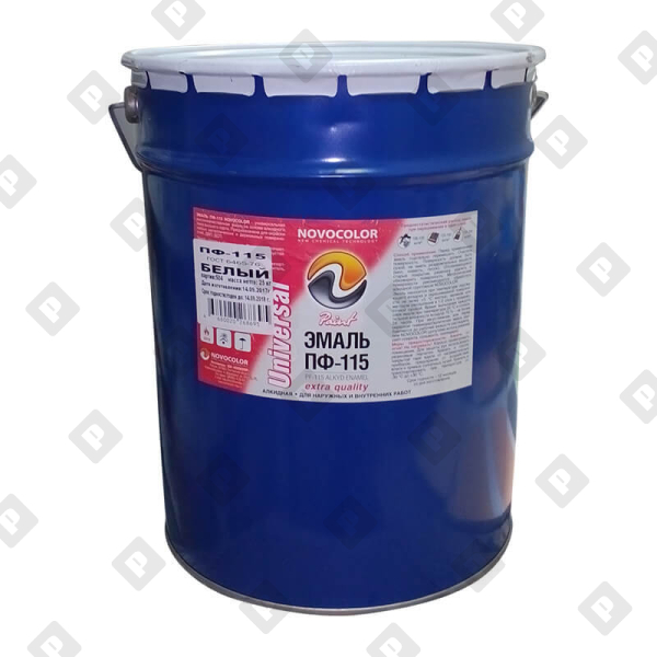Эмаль ПФ-115 голубая (25 кг) - №1