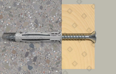 Распорный дюбель Fischer SX Plus 10x80 с кромкой - №2