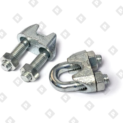 Зажим DIN 741 для троса Ø13мм, оц. сталь - №3