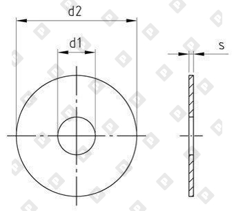 Art. 9054 A2 55X12,5X1,5 - №3